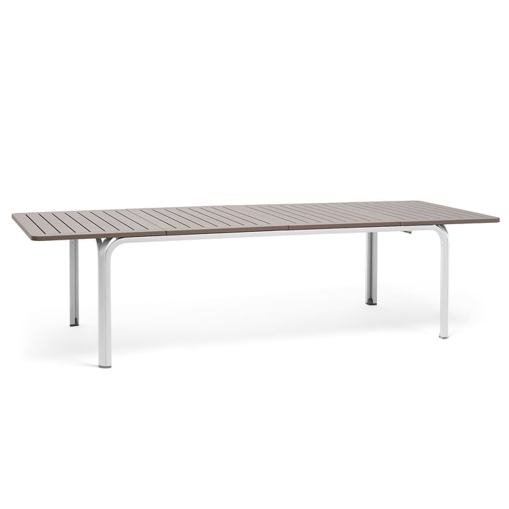 The Alloro 210 extending table from Nardi , tortora / bianco