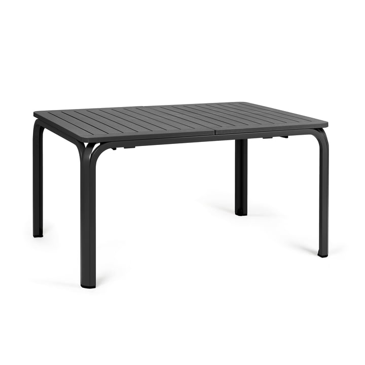 The Alloro 140 extending table from Nardi , anthracite / anthracite