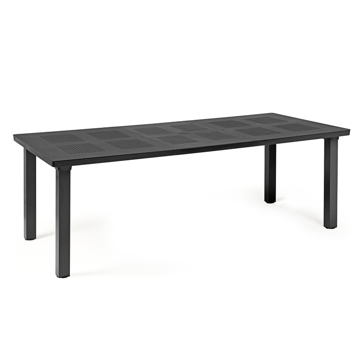 The Levante extending table from Nardi , 160 / 220 cm, anthracite