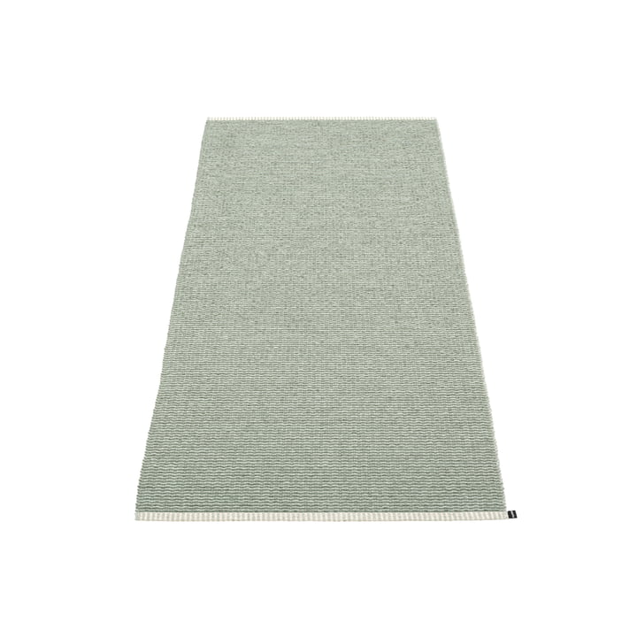 The Mono carpet from Pappelina , 60 x 150 cm, sage / army