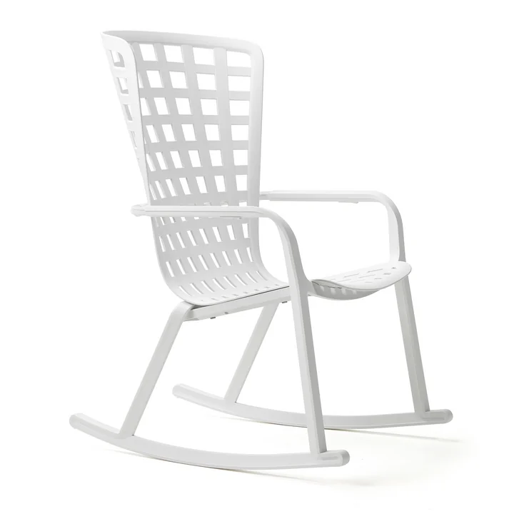 The extension kit on the white Folio outdoor chair from Nardi
