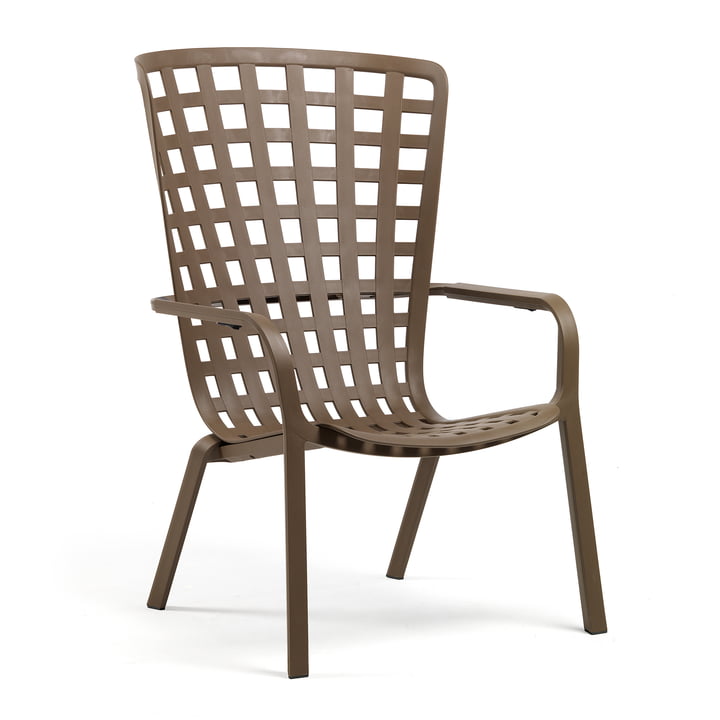 The Folio adjustable outdoor armchair from Nardi , tabacco