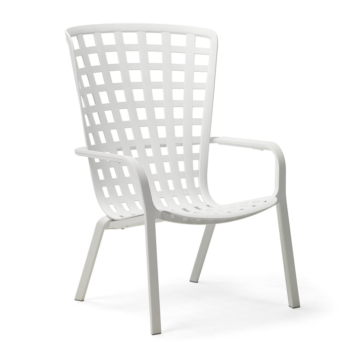 The Folio adjustable outdoor armchair from Nardi , bianco