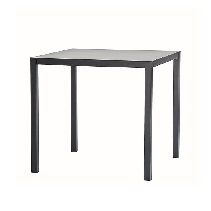 The Aria table from Fiam , 140 x 80 cm, black