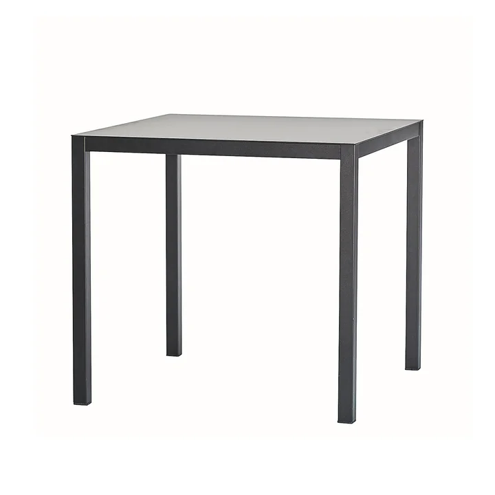 The Aria table from Fiam , 140 x 80 cm, black