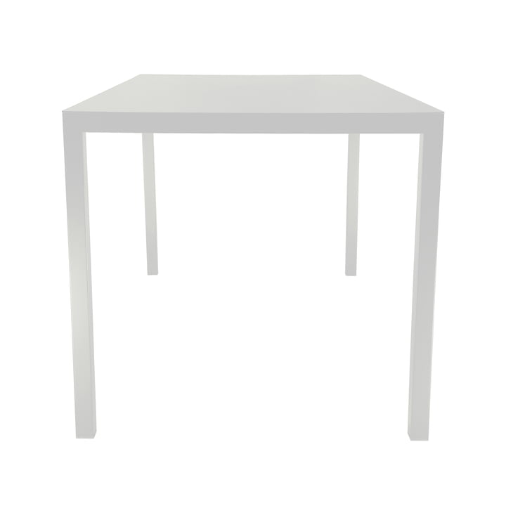 The Aria table from Fiam , 140 x 80 cm, white