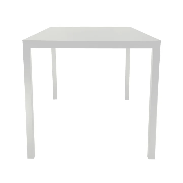 The Aria table from Fiam , 140 x 80 cm, white