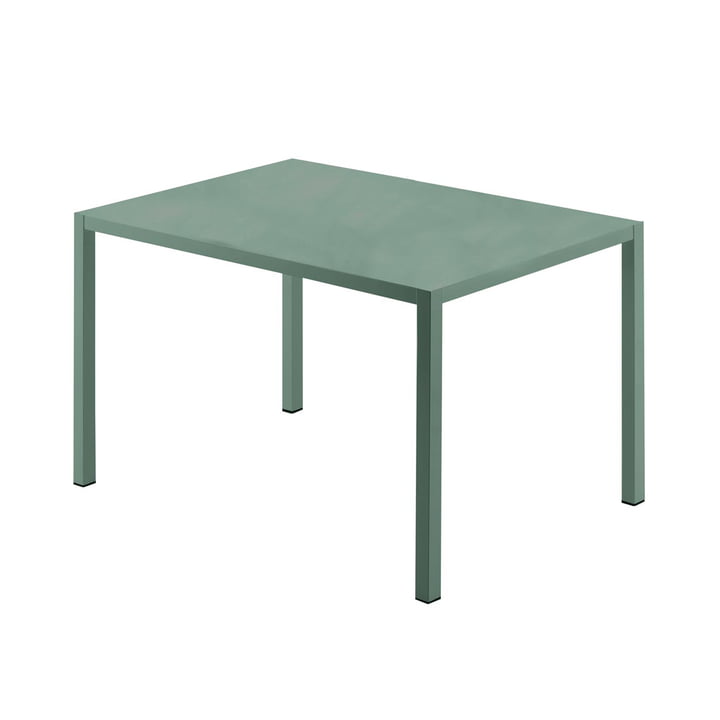 The Aria table from Fiam , 140 x 80 cm, sage