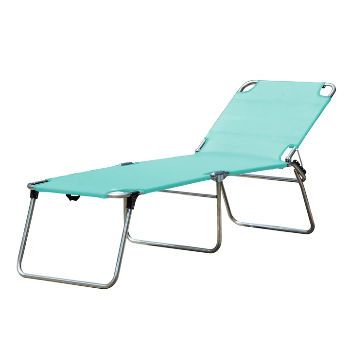 The Amigo 40 + tripod lounger from Fiam , aqua