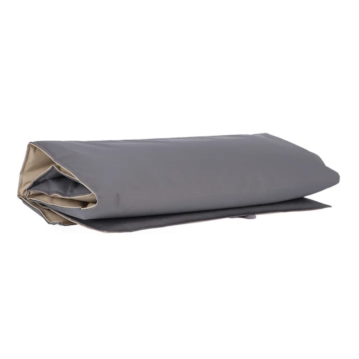 The Sun beach mat from Fiam rolled up