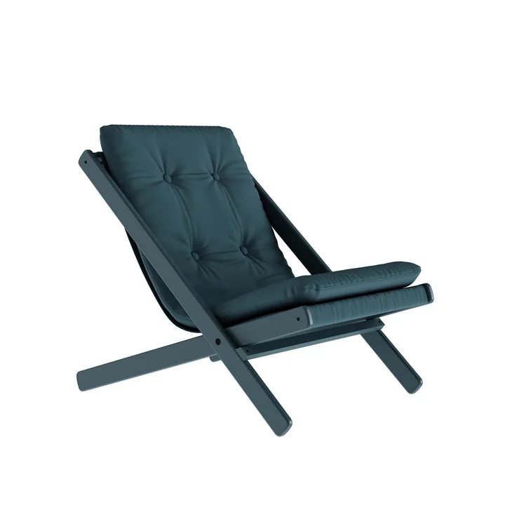The Boogie Staycation folding chair from Karup Design , blue breeze / petrol blue