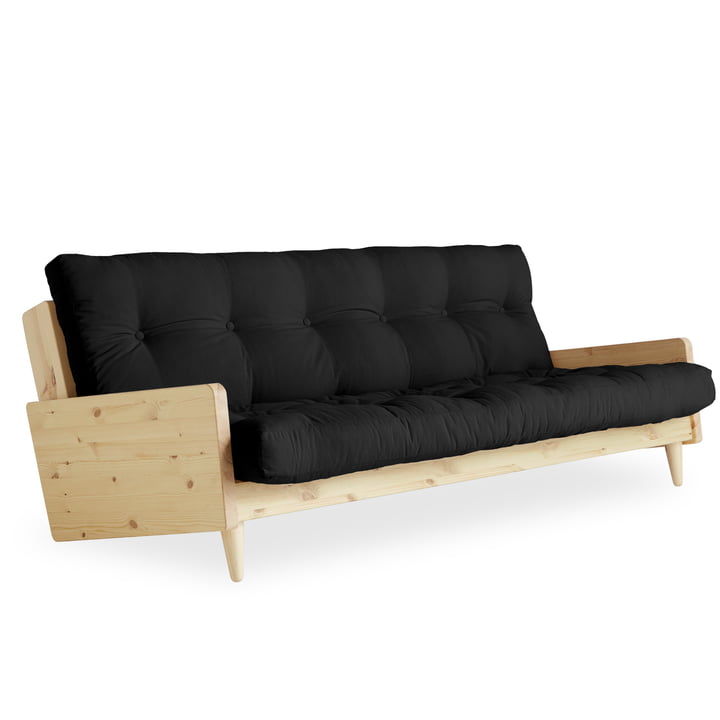 The Indie Sofa bed from Karup Design , natural pine / dark grey