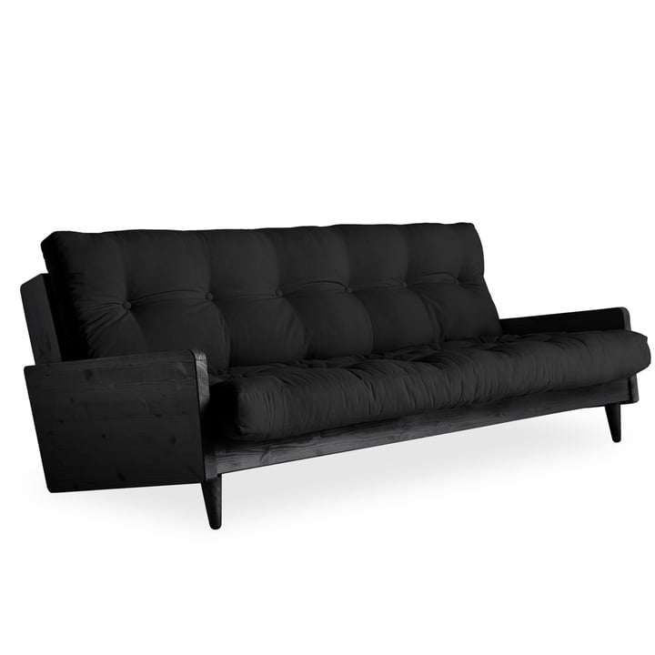 The Indie Sofa bed from Karup Design , pine black / dark grey