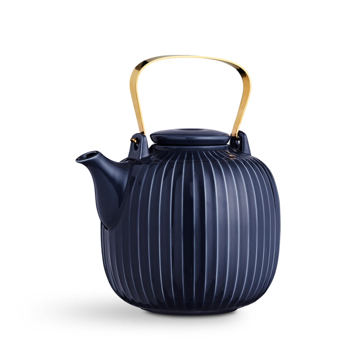 Hammershøi Teapot 1,2 l from Kähler Design in indigo