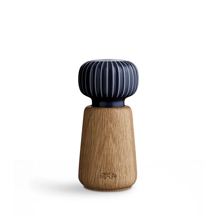 Hammershøi Salt and pepper mill small from Kähler Design in indigo
