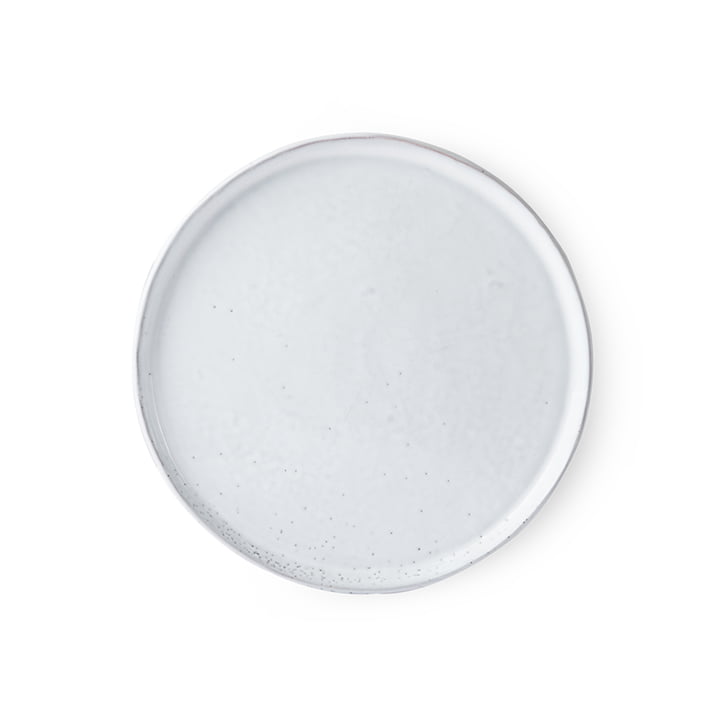 The Bold & Basic Ceramic plate from HKliving , Ø 22 cm, white