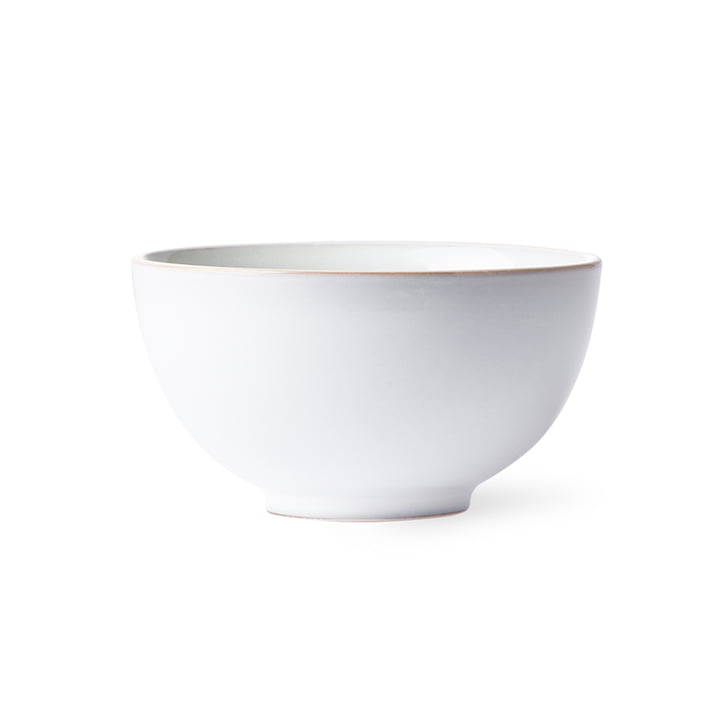 The Bold & Basic Ceramic bowl from HKliving , Ø 12 cm, white