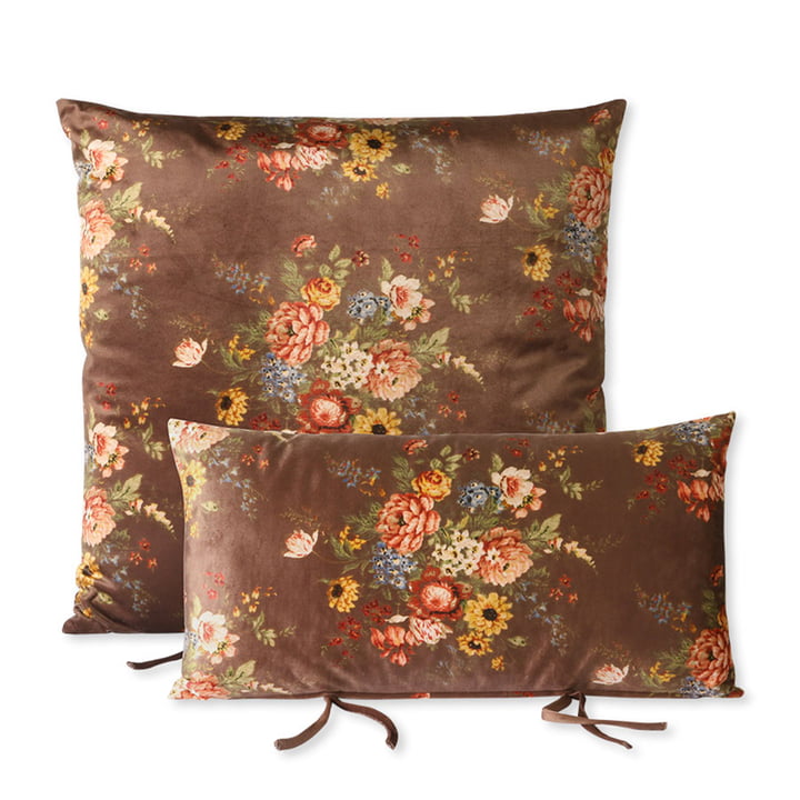 The Lounge Sofa cushion set from HKliving , floral / brown