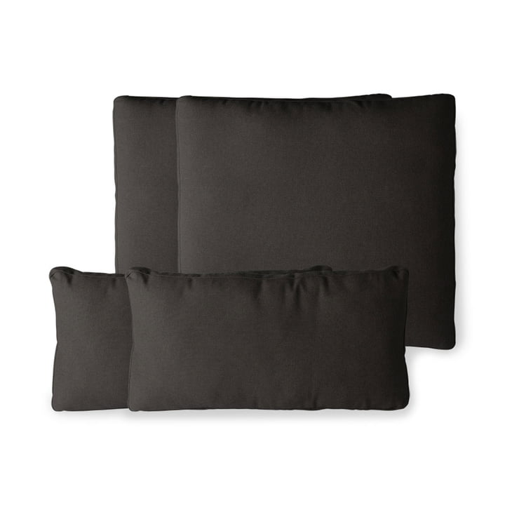 The cushions for aluminum Outdoor Lounge Sofa from HKliving , black