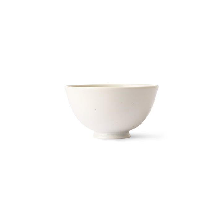 HKliving - Kyoto Rice bowl, Ø 11.3 cm, speckled white