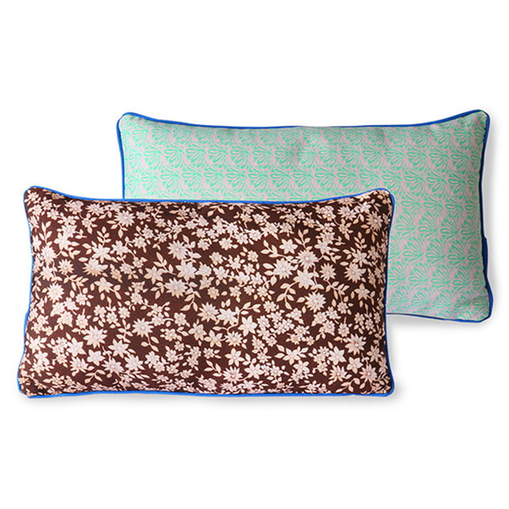 The DORIS Vintage cushion from HKliving , 35 x 60 cm, brown