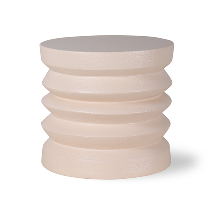 The Terra side table H 36 cm from HKliving , cream