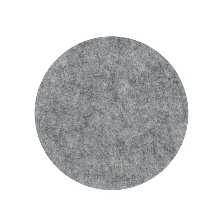 The felt cover for the Occo chair from Wilkhahn , light mottled