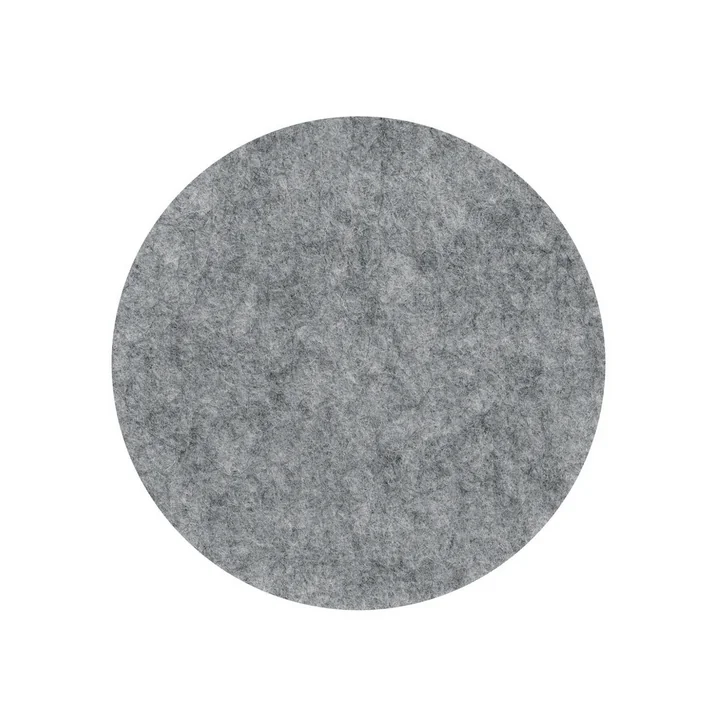 The felt cover for the seat stand from Wilkhahn , light mottled