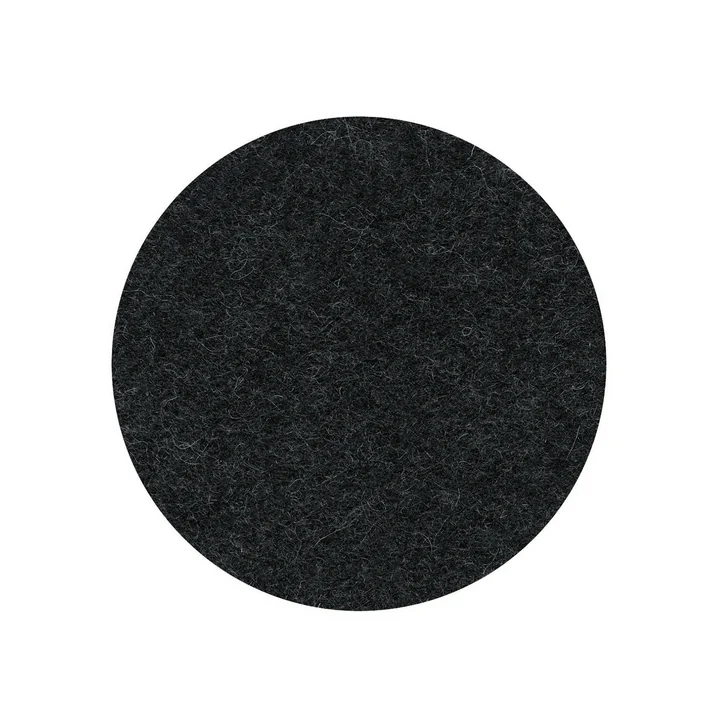 The felt cover for the seat stand from Wilkhahn , graphite