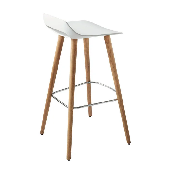 The Occo bar stool from Wilkhahn is stylish and comfortable