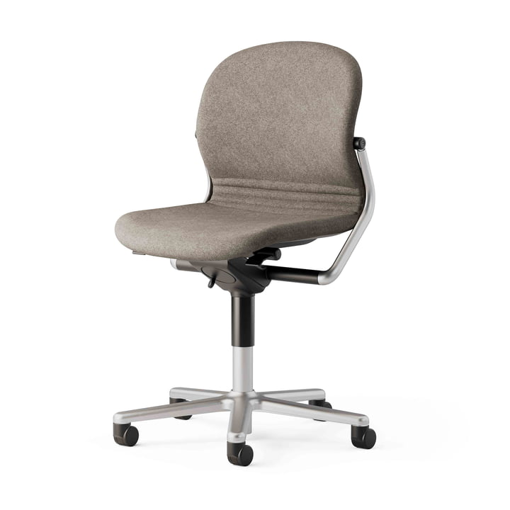 The FS 211/8 office chair without armrests from Wilkhahn , white / beige