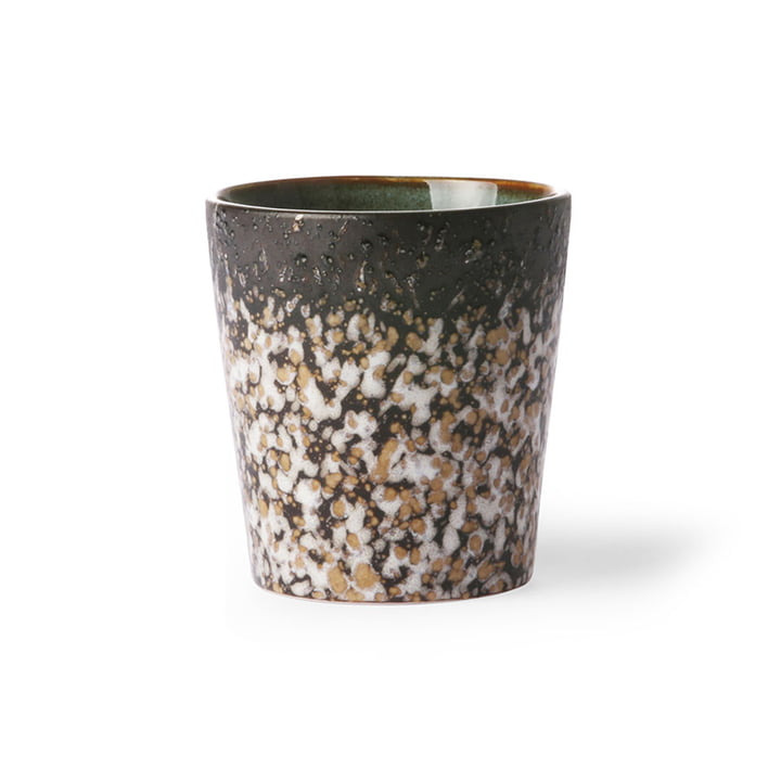The 70's coffee mug from HKliving , mud