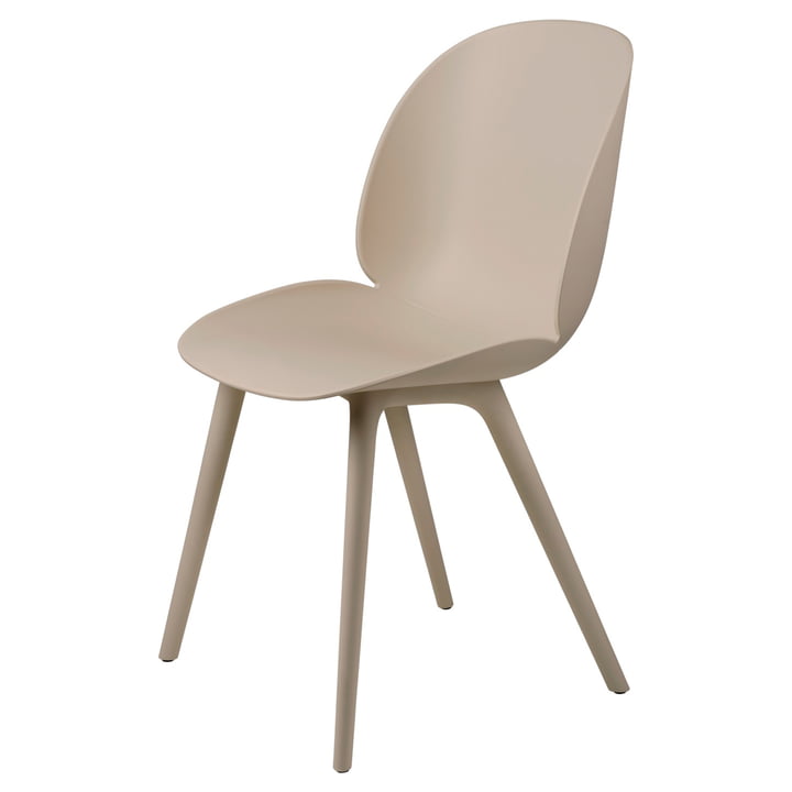 Beetle Dining Chair Outdoor from Gubi in beige