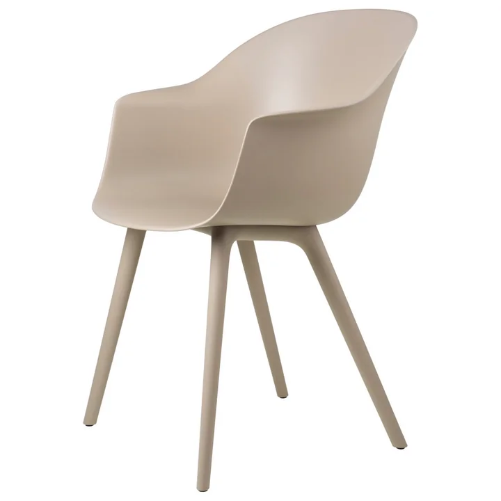 Bat Dining Chair Outdoor from Gubi in beige