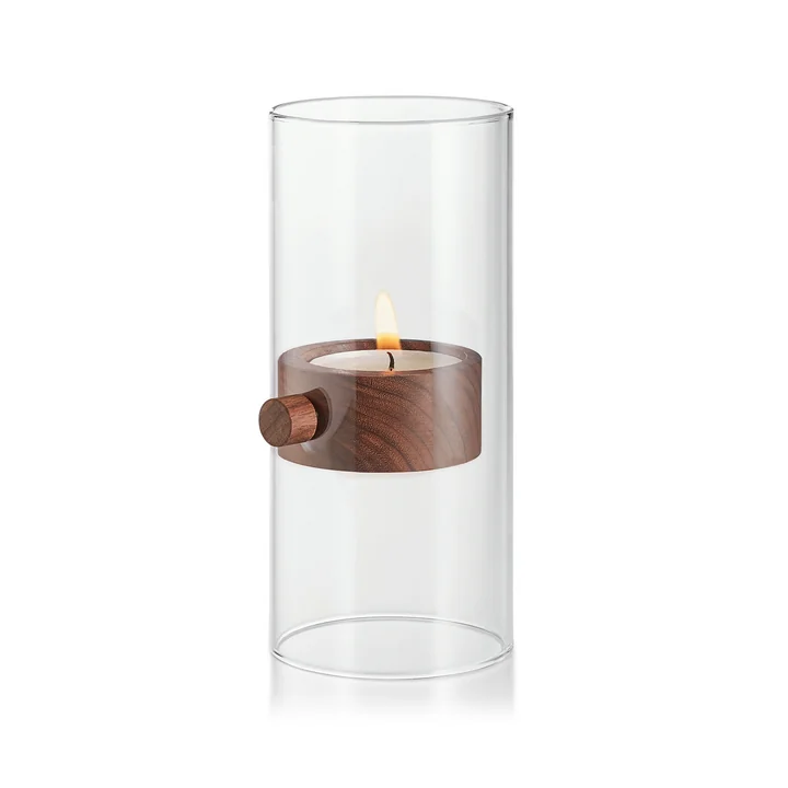 Lift Tealight holder XL Ø 9 cm from Philippi in walnut
