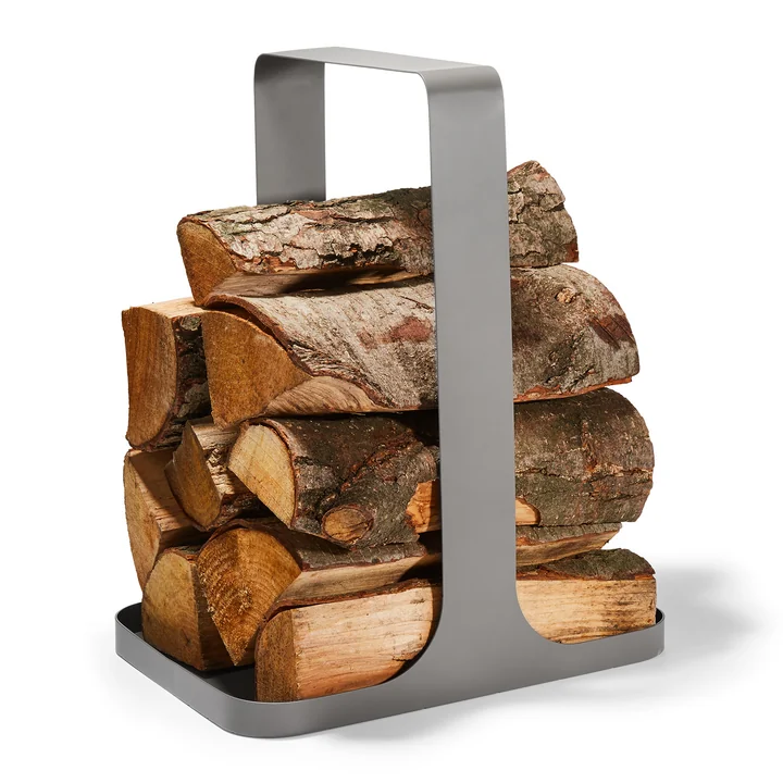 Log Firewood storage from Philippi in grey