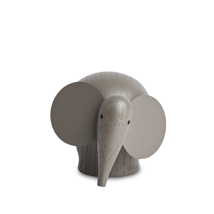 Nunu Elephant, size Mini from Woud in oak taupe lacquered