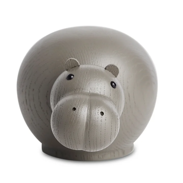 Hibo Hippo medium from Woud in oak taupe lacquered