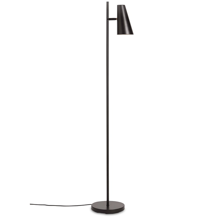 Cono Floor lamp H 140 cm from Woud in black
