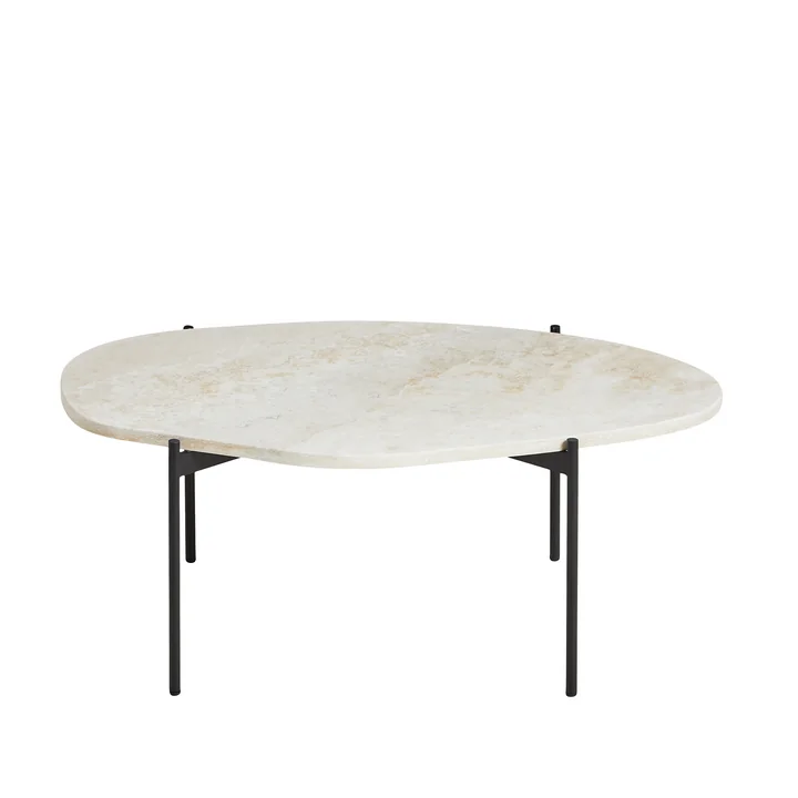 La Terra Side table large from Woud in ivory