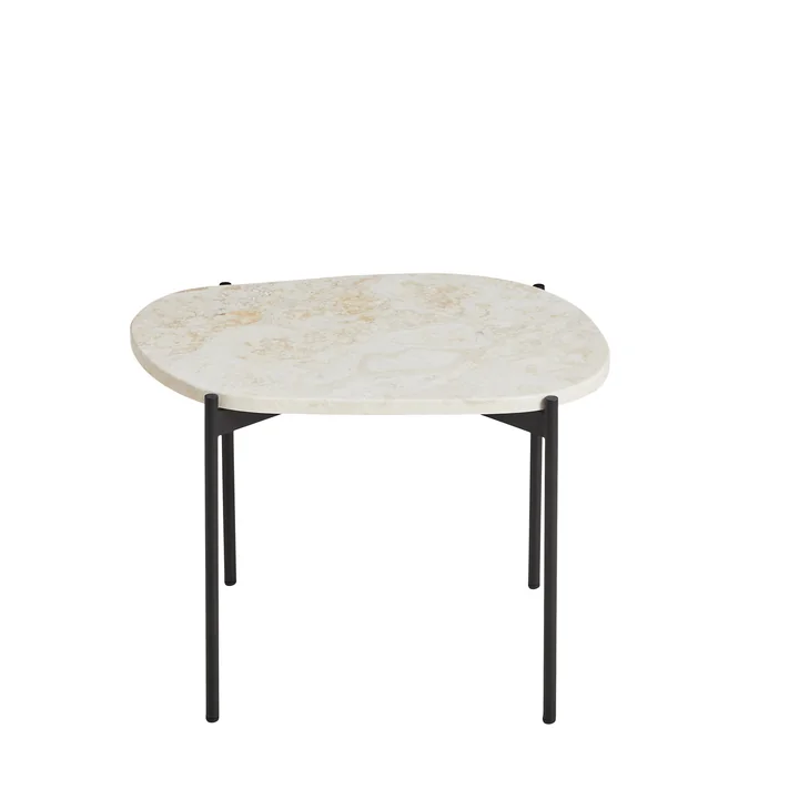 La Terra Side table medium from Woud in ivory