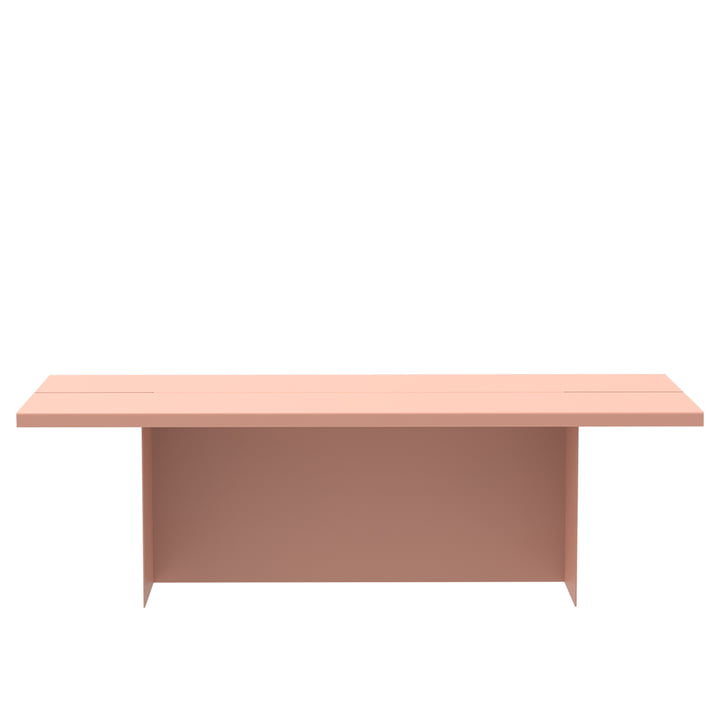 Zebe Low Bench from OUT Objekte unserer Tage in large, apricosa
