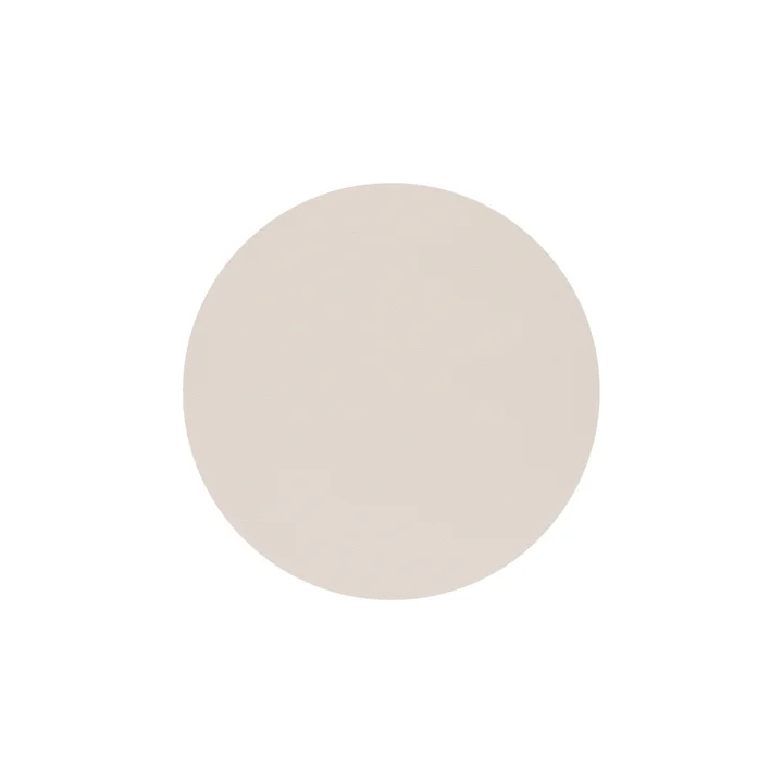 Glasuntersetzer Circle Ø 10 cm from Lind DNA in Nupo soft nude