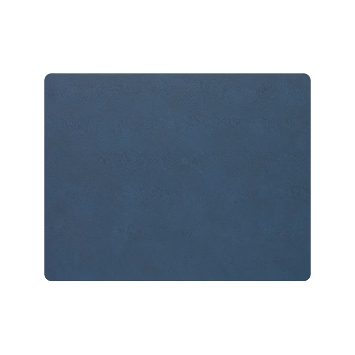 Placemat Square L 35 x 45 cm from Lind DNA in Nupo midnight blue