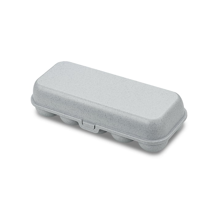 Eggs to go Reusable egg container from Koziol in organic grey