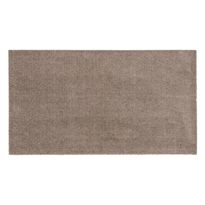 Doormat with a size of 67 x 120 cm from tica copenhagen in Unicolor sand / beige