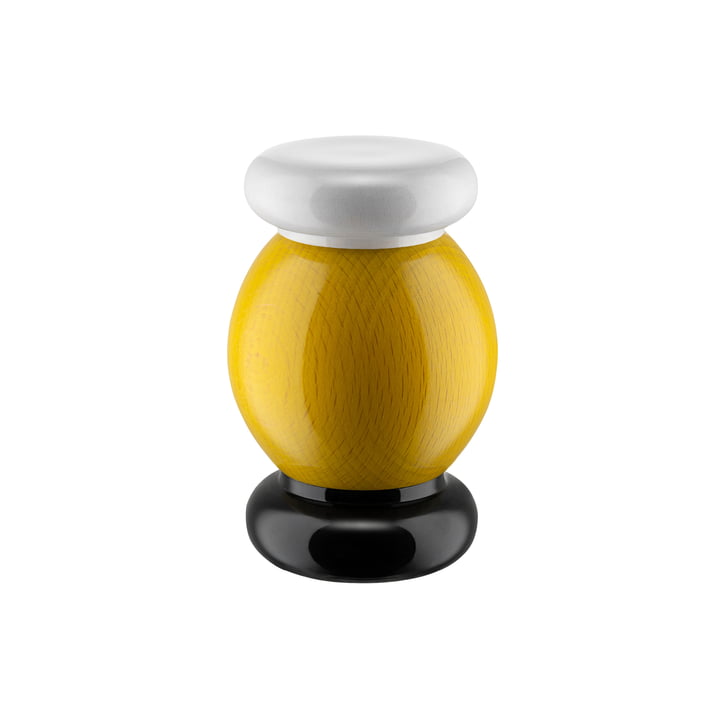 Twergi Salt / pepper and spice mill ES18 from Alessi in yellow / black / white