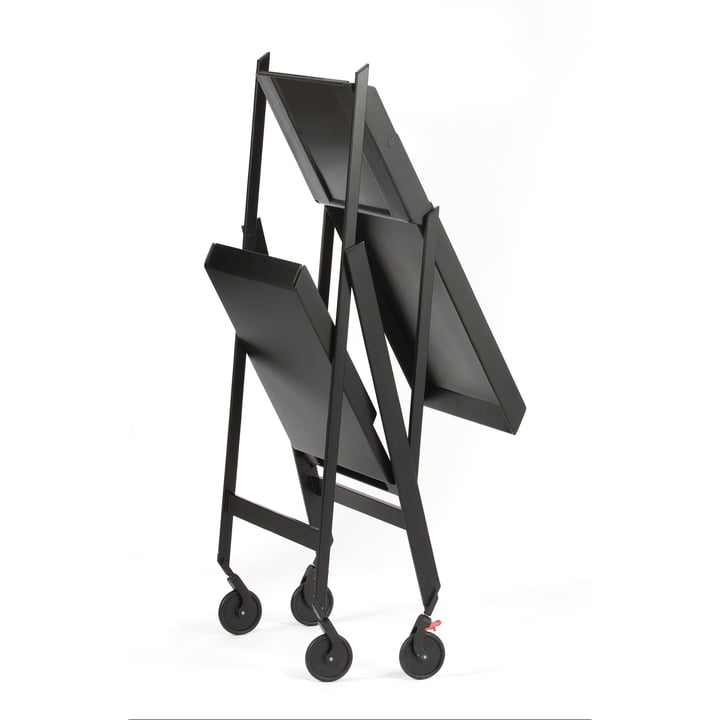 Plico Serving trolley from Alessi