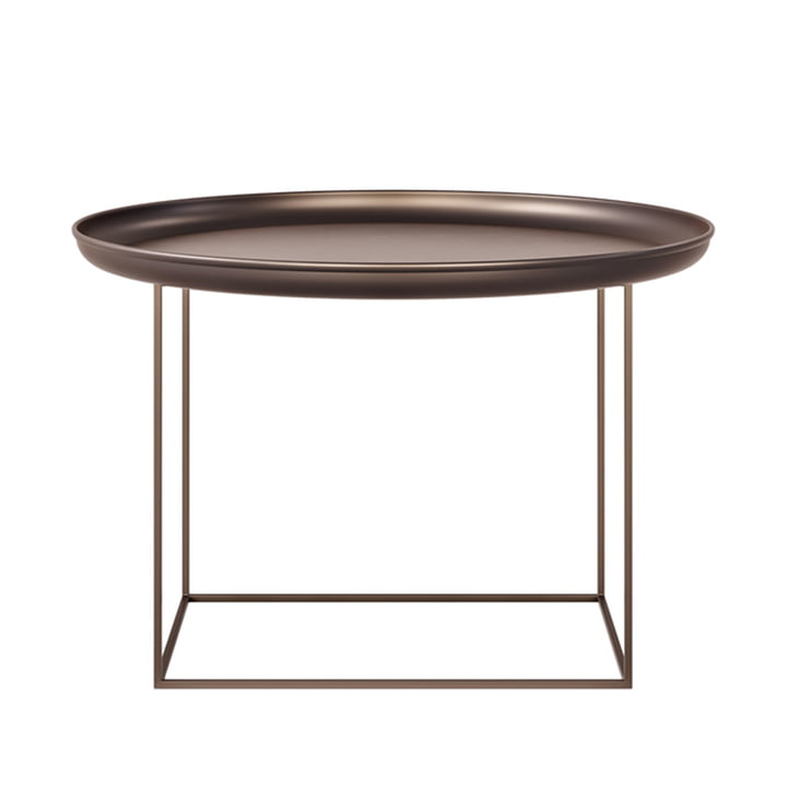 The Duke coffee table from Norr11 , H 45 x Ø 70 cm, bronze