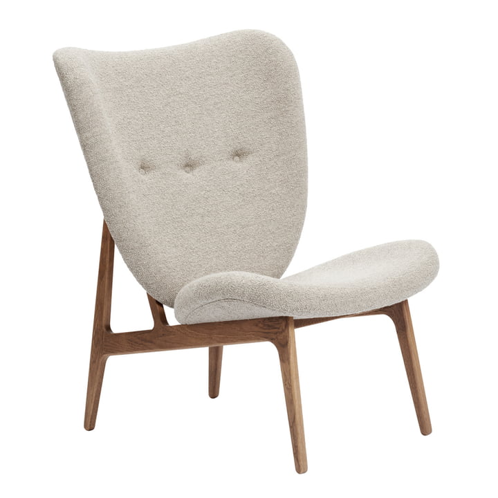 The Elephant Lounge armchair from Norr11 , smoked oak / Barnum - Col